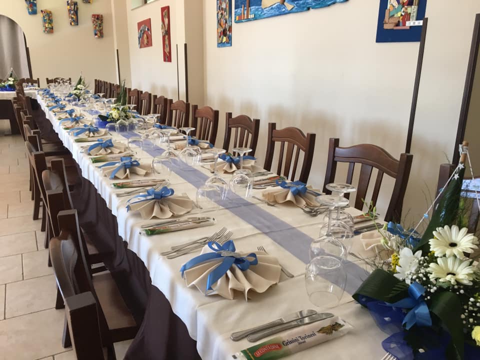 table set for banquet