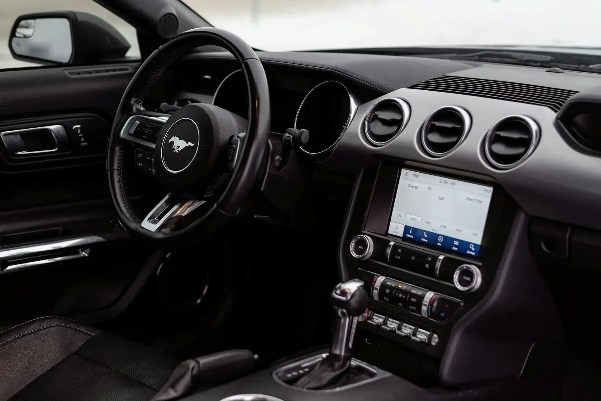 Car interior dashboard detailed by Glowtify Auto Detailing