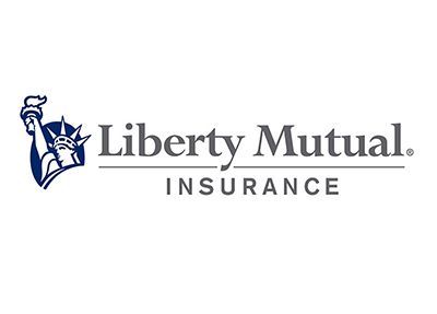 Liberty Mutual Insurance logo with Statue of Liberty and text.
