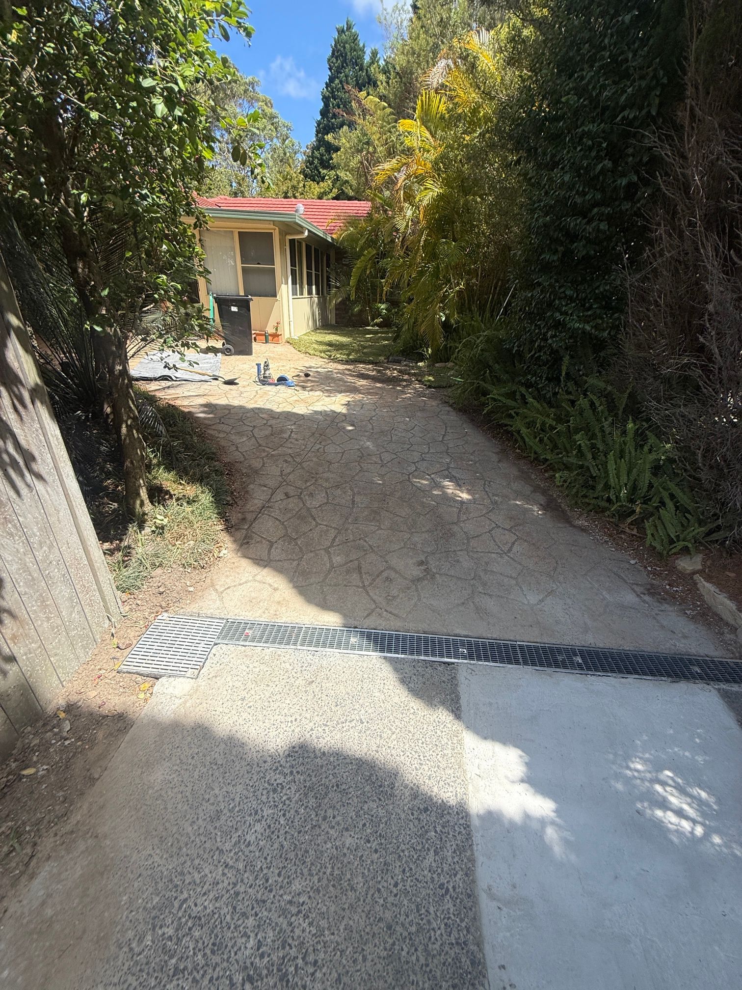 New drainage completed Completed stormwater project
