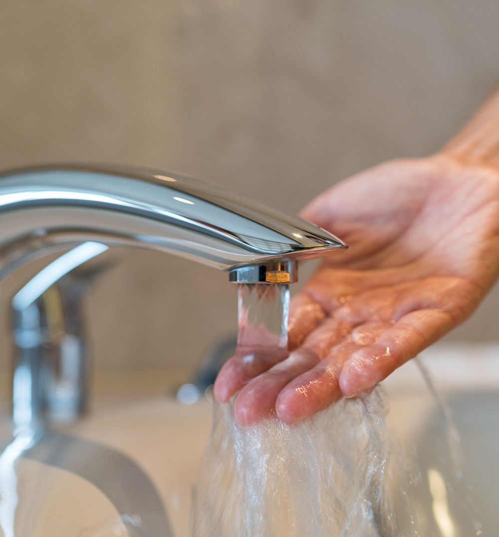 running faucet