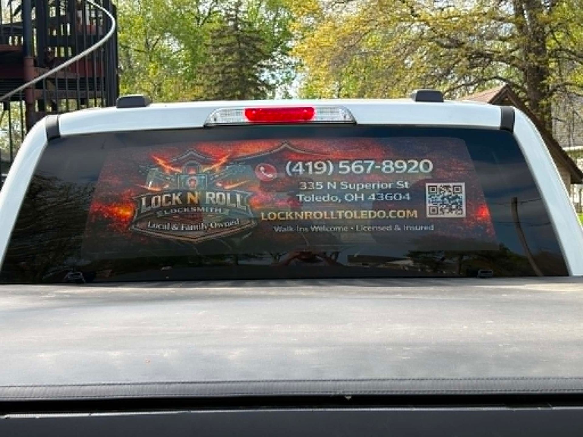 Lock N Roll Locksmith mobile service vehicle in Toledo Ohio