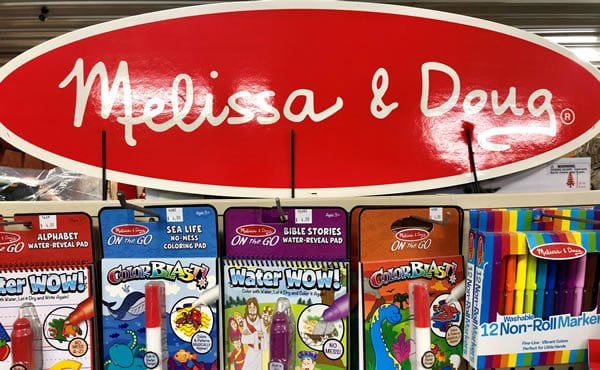 Melissa and Doug activity books