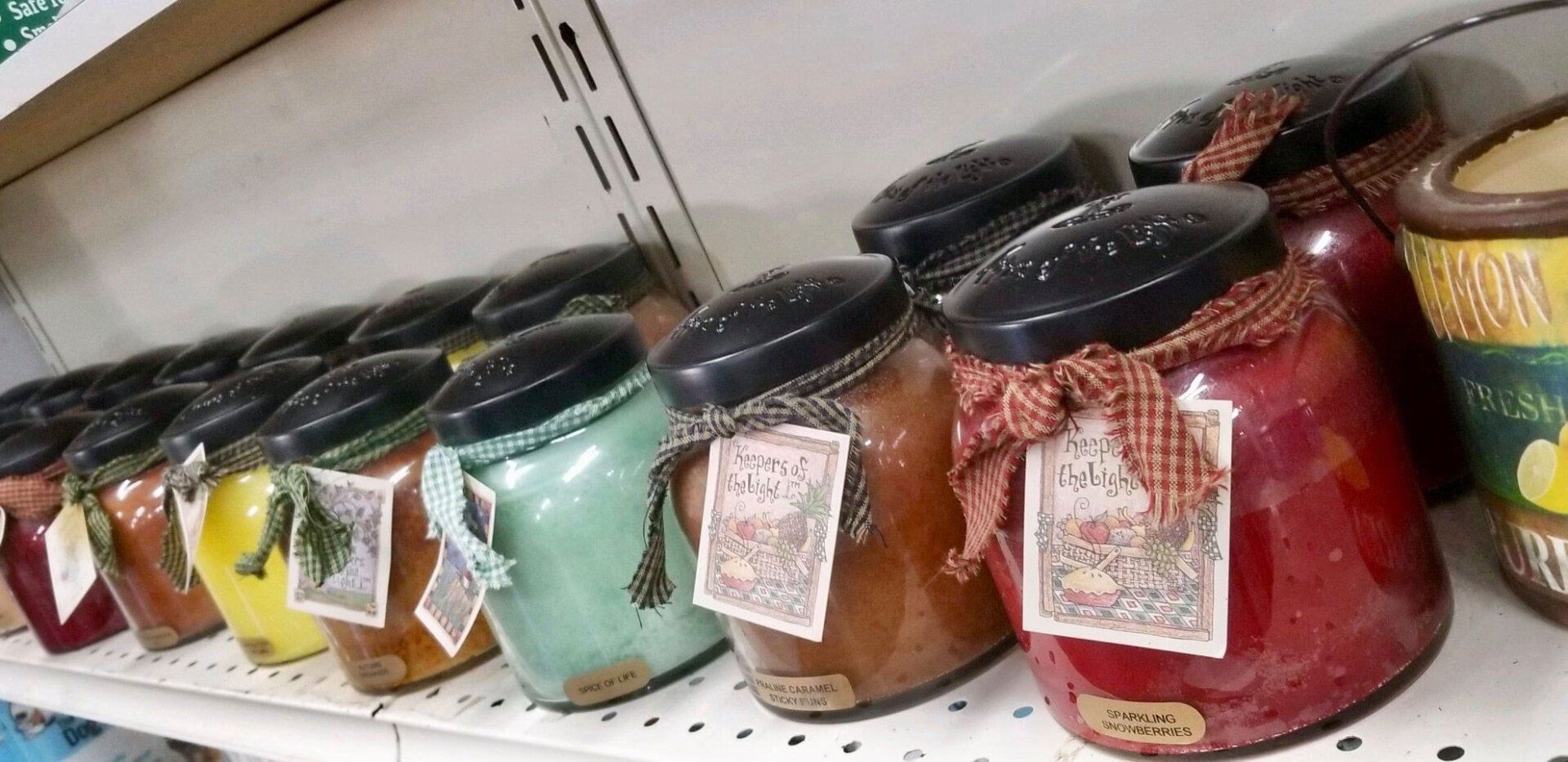 Poured candles