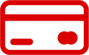 red credit card icon