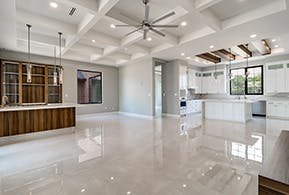 white elegant home interior