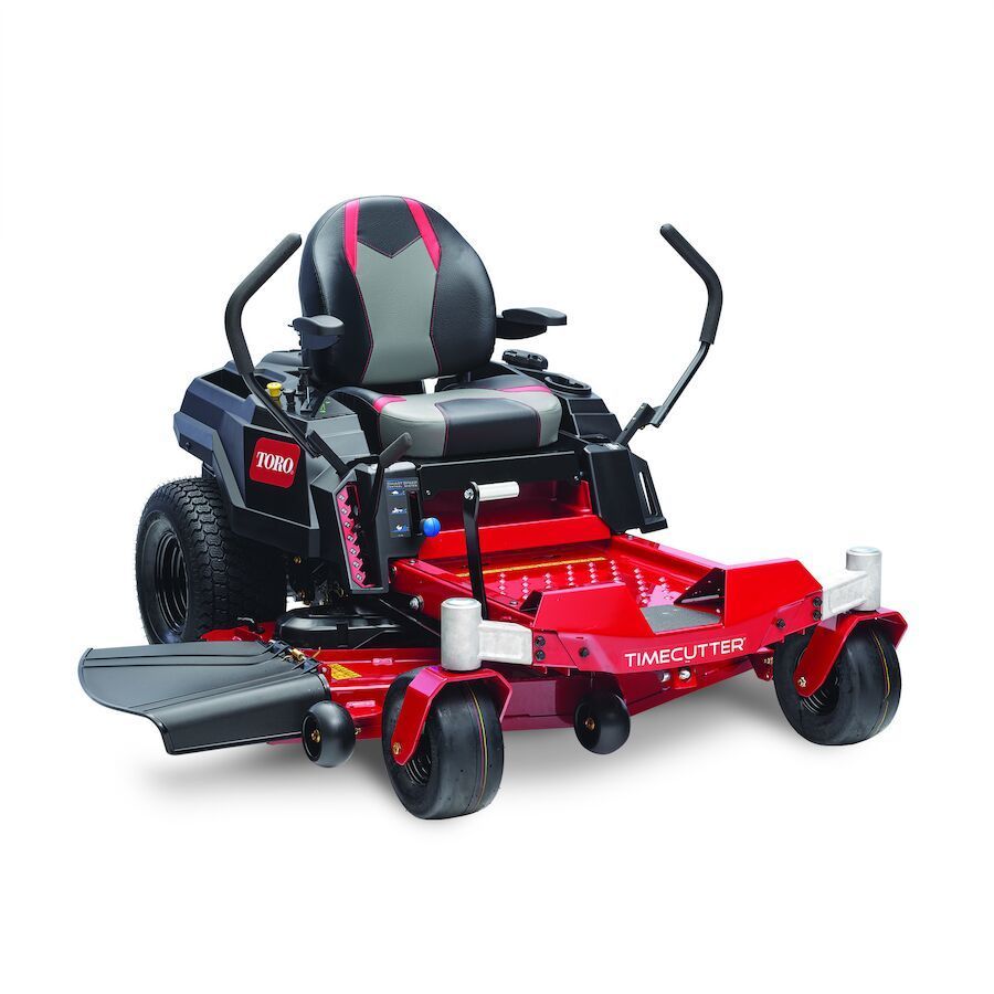 Red riding lawn mower serviced by Chickens Golf Carts in Charlotte Amalie