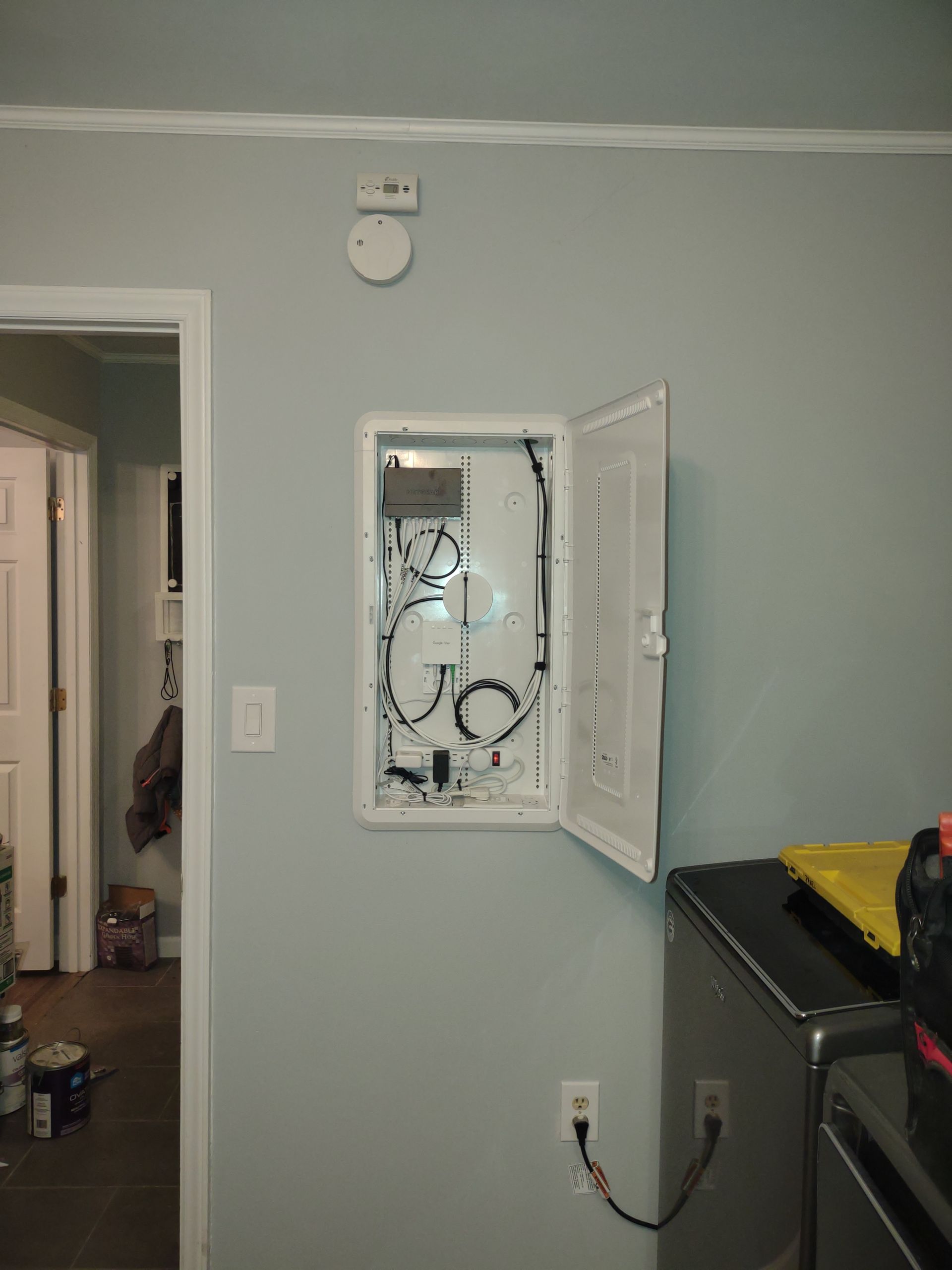 Retrofitted ethernet network