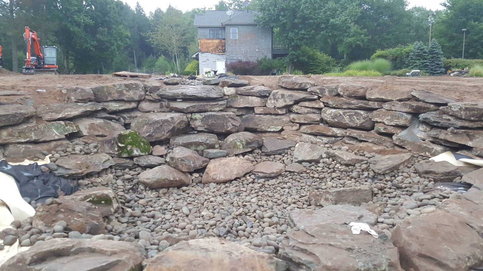 Big Rocks — Wurtsboro, New York — MDL Excavating Landscaping LLC