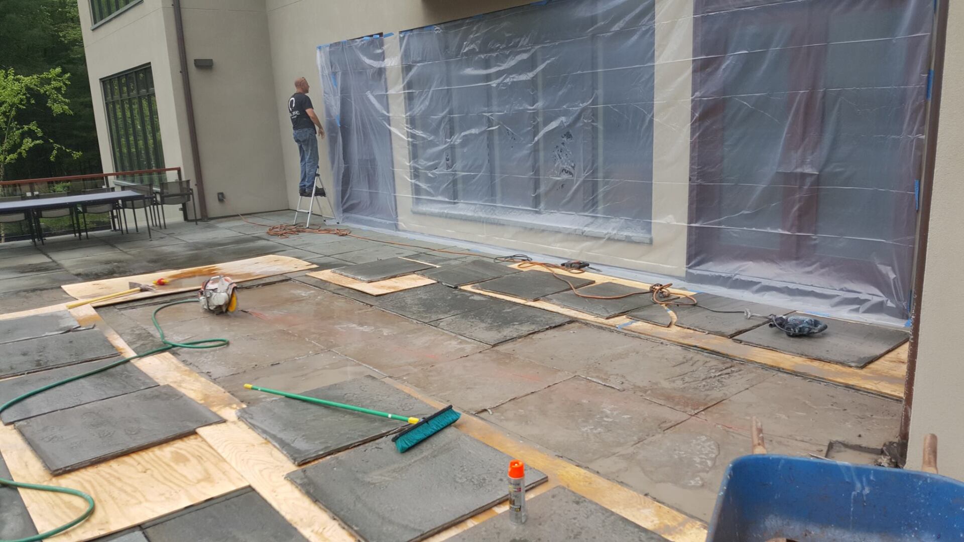 Man Working — Wurtsboro, New York — MDL Excavating Landscaping LLC