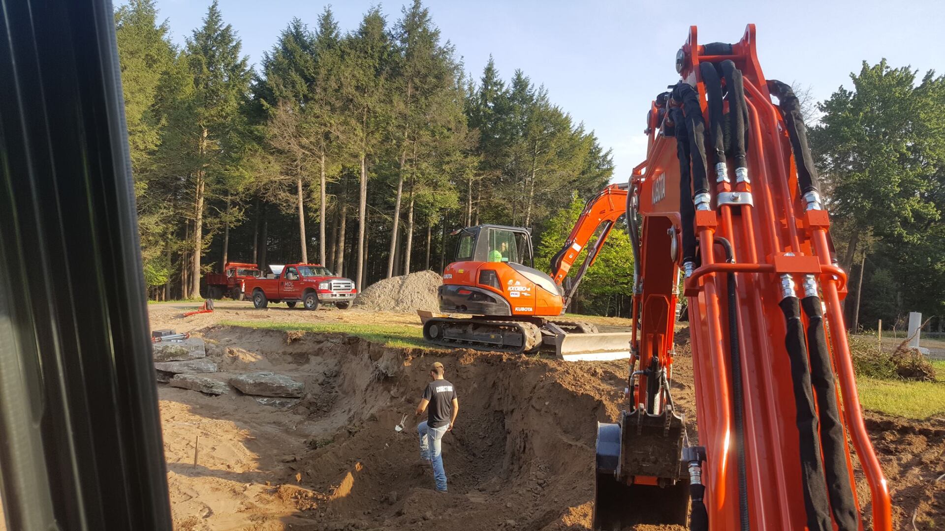 Excavators & Man — Wurtsboro, New York — MDL Excavating Landscaping LLC