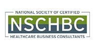 We are NSCHBC Members | Chambersburg PA top CPA firm for Healthcare Professionals National society of certified healthcare business consultants logo | cpas in Chambersburg PA