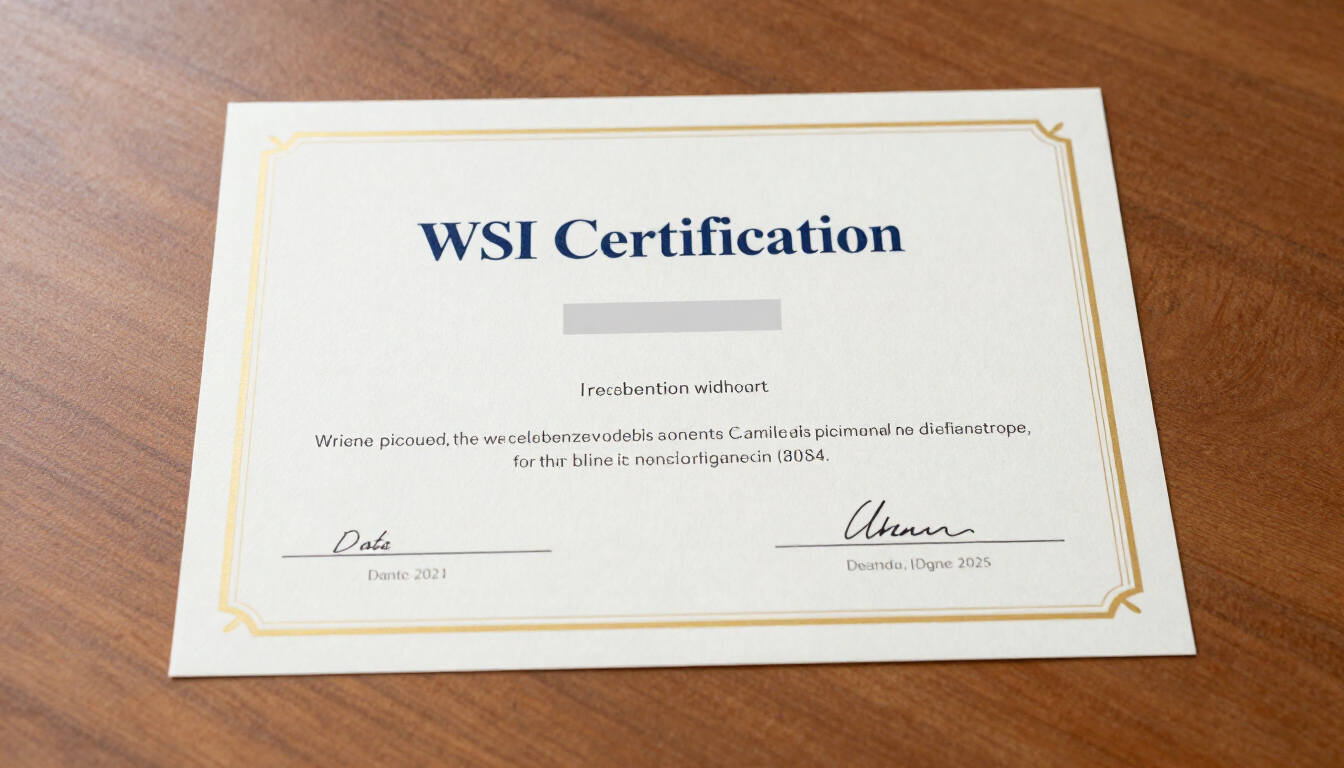 Why the WSI Certification of Juan Carlos Elias Matters When Choosing a Consultant