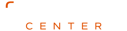 Logotipo naranja con la palabra