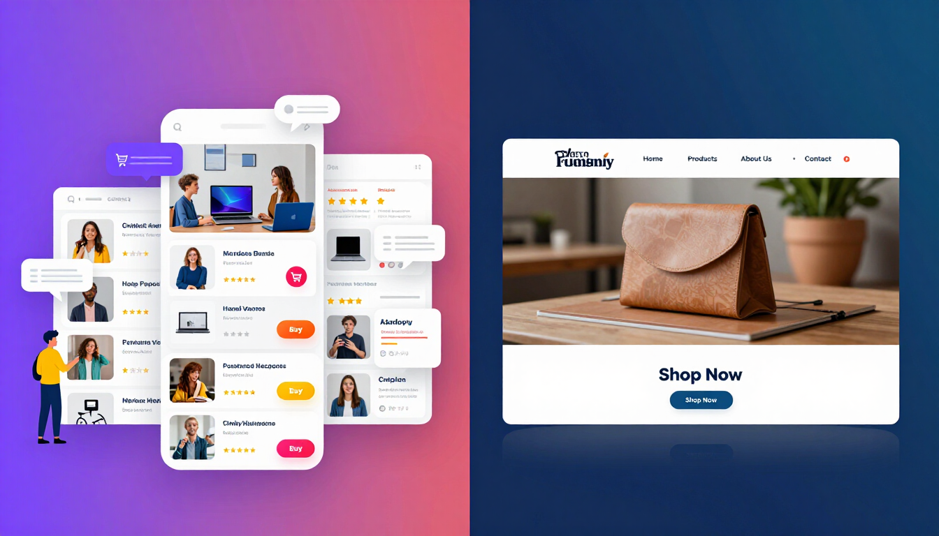 market place vs ecommerce with ai