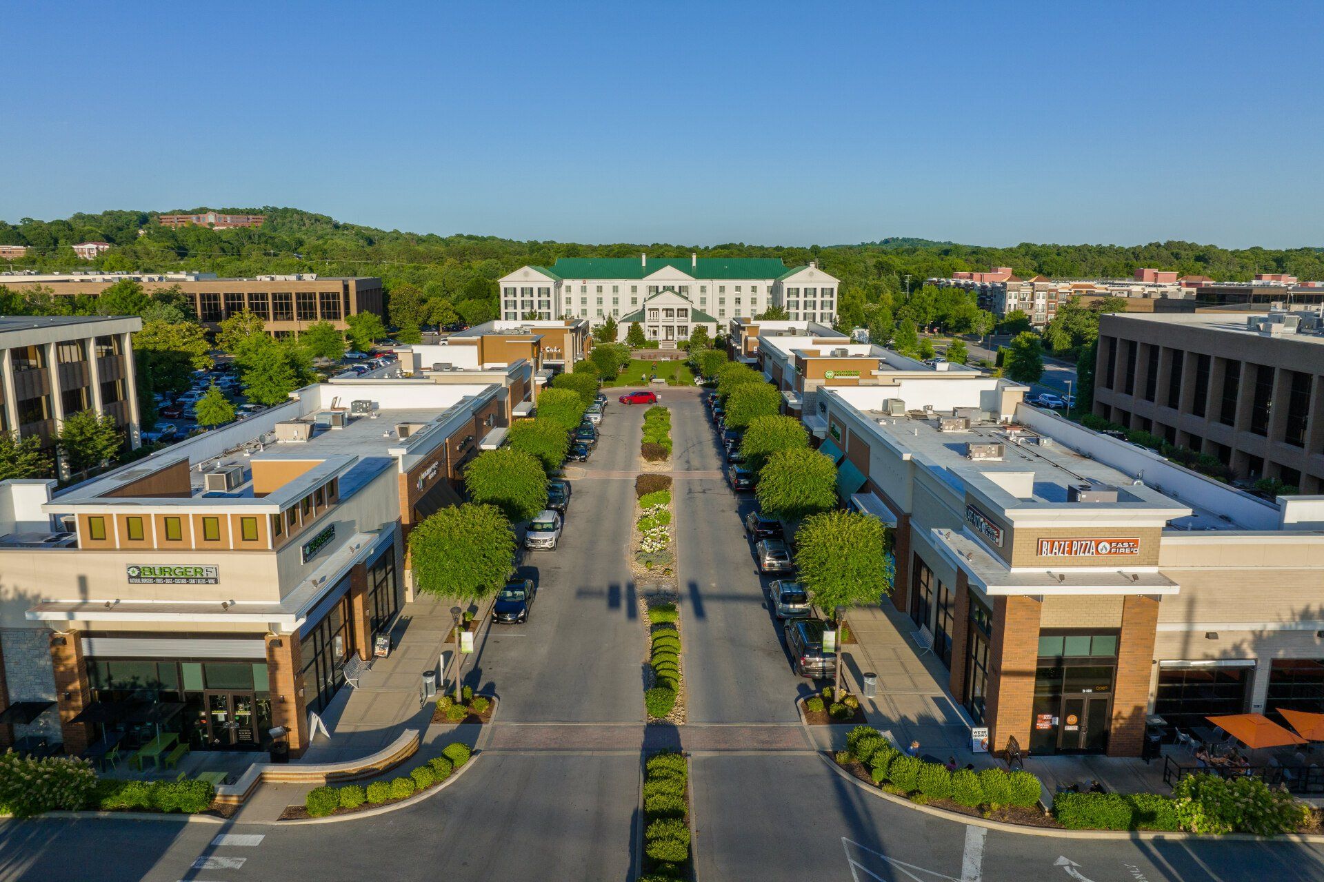commercial landscape architecture design in brentwood, tn