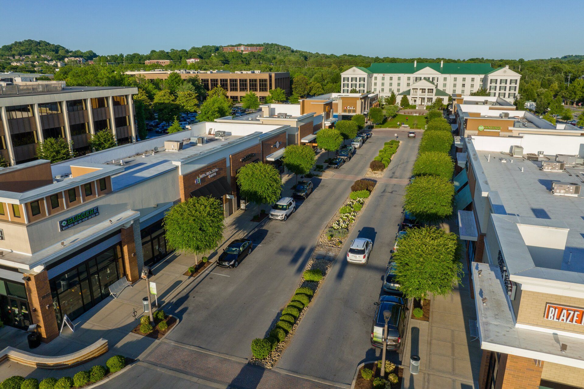 commercial landscape architecture design in brentwood, tn