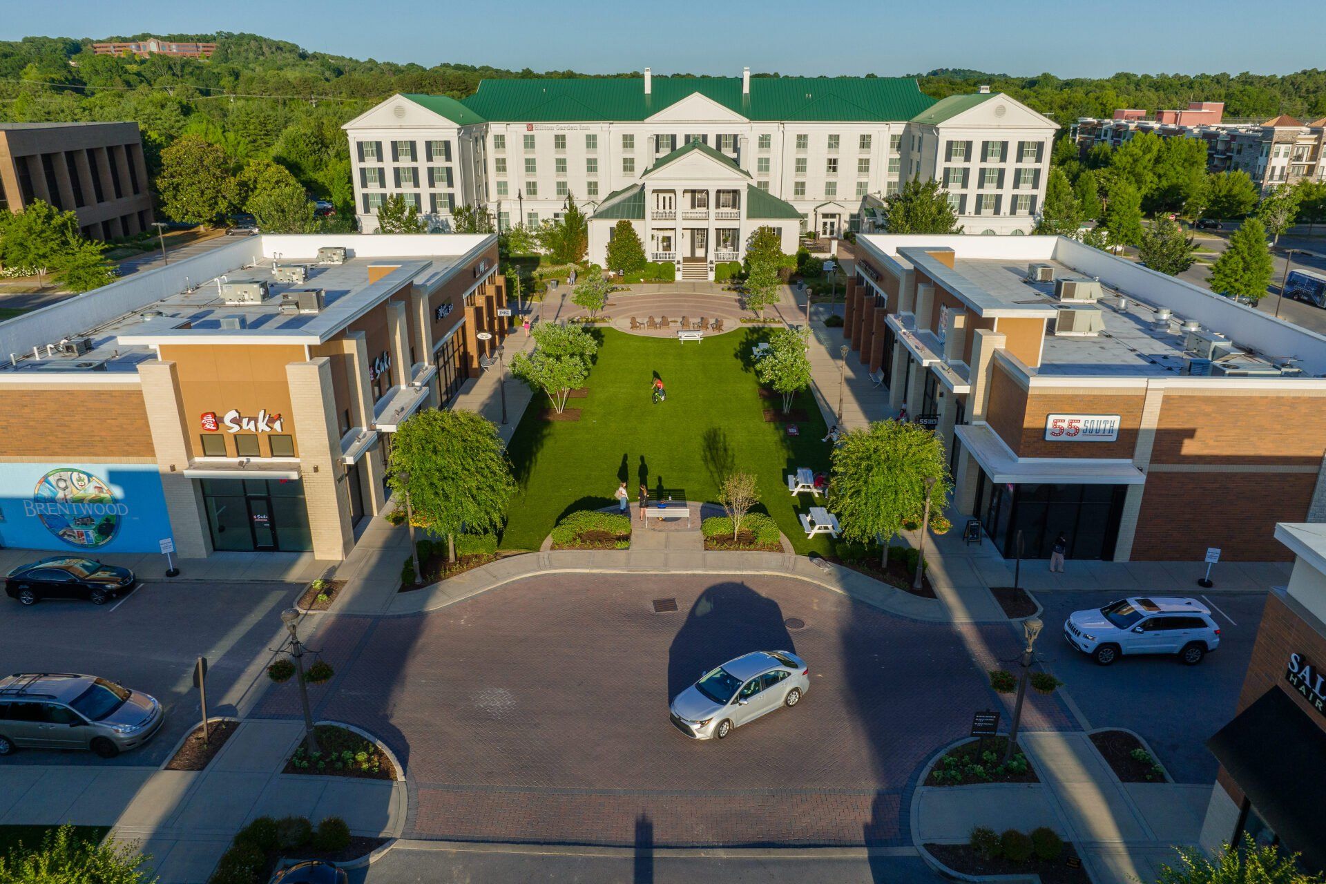 commercial landscape architecture design in brentwood, tn