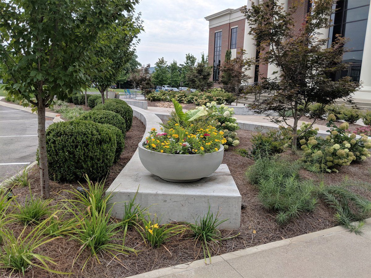 commercial landscape architecture design in franklin, tn