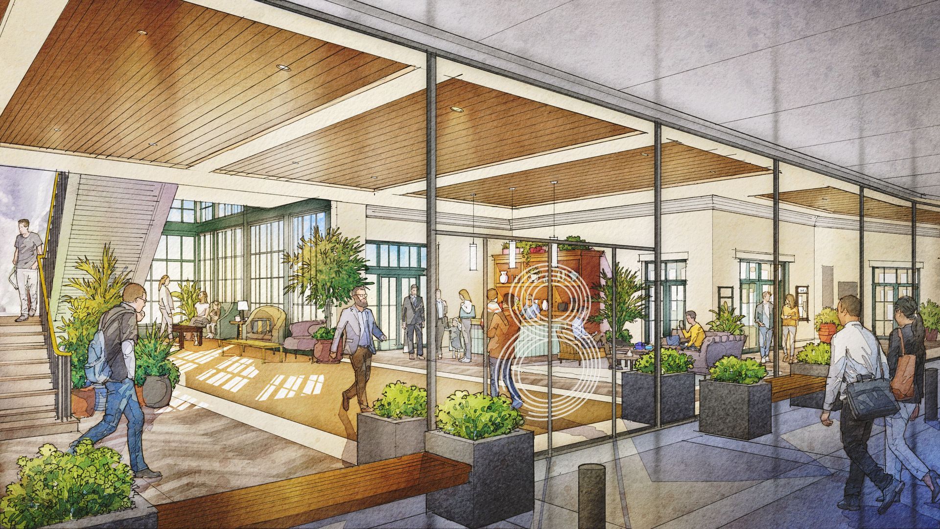 the middle eight landscape architecture design