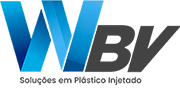 Um logotipo azul e preto para uma empresa chamada wbv