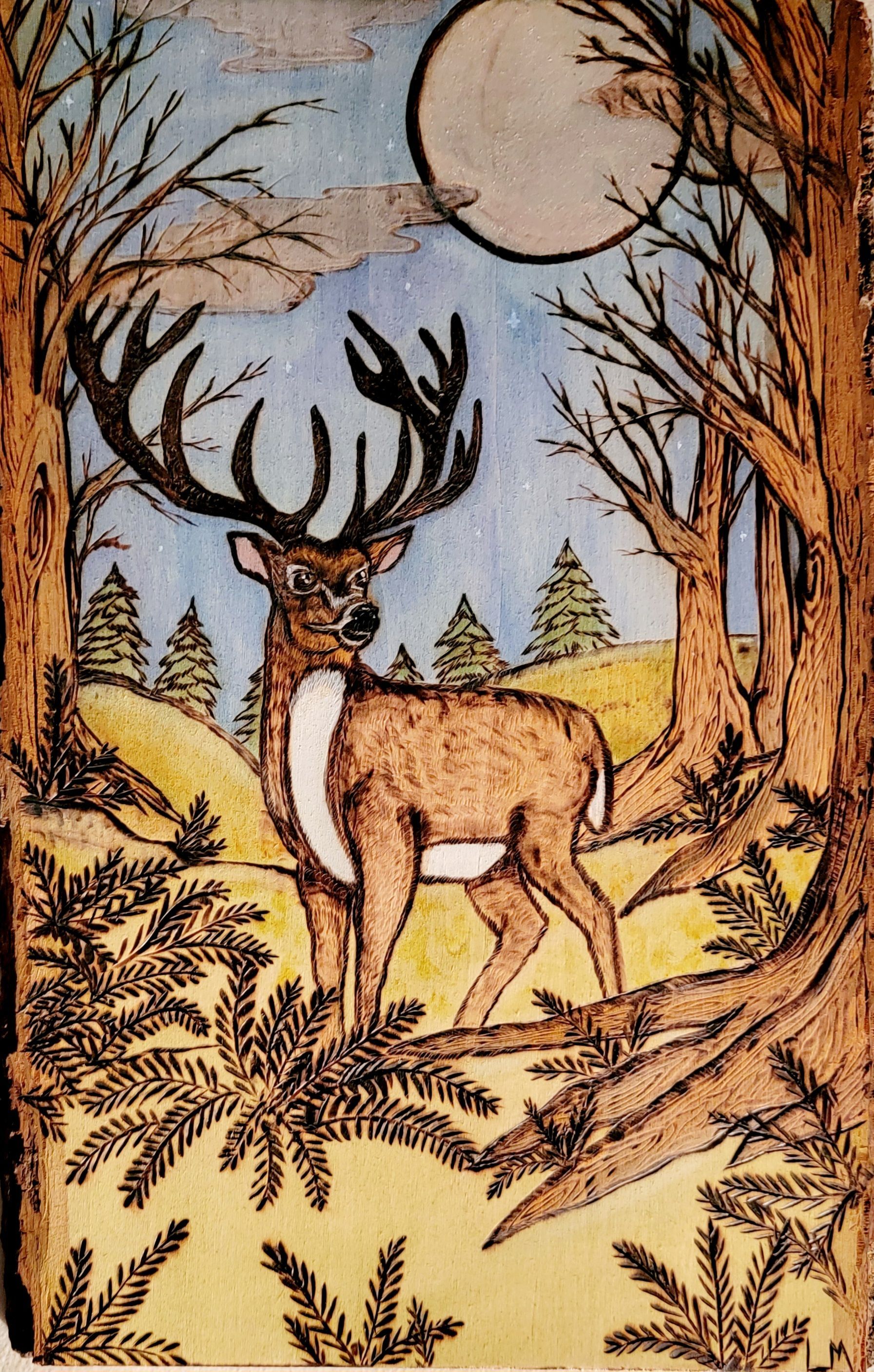 Deer Buck Artwork