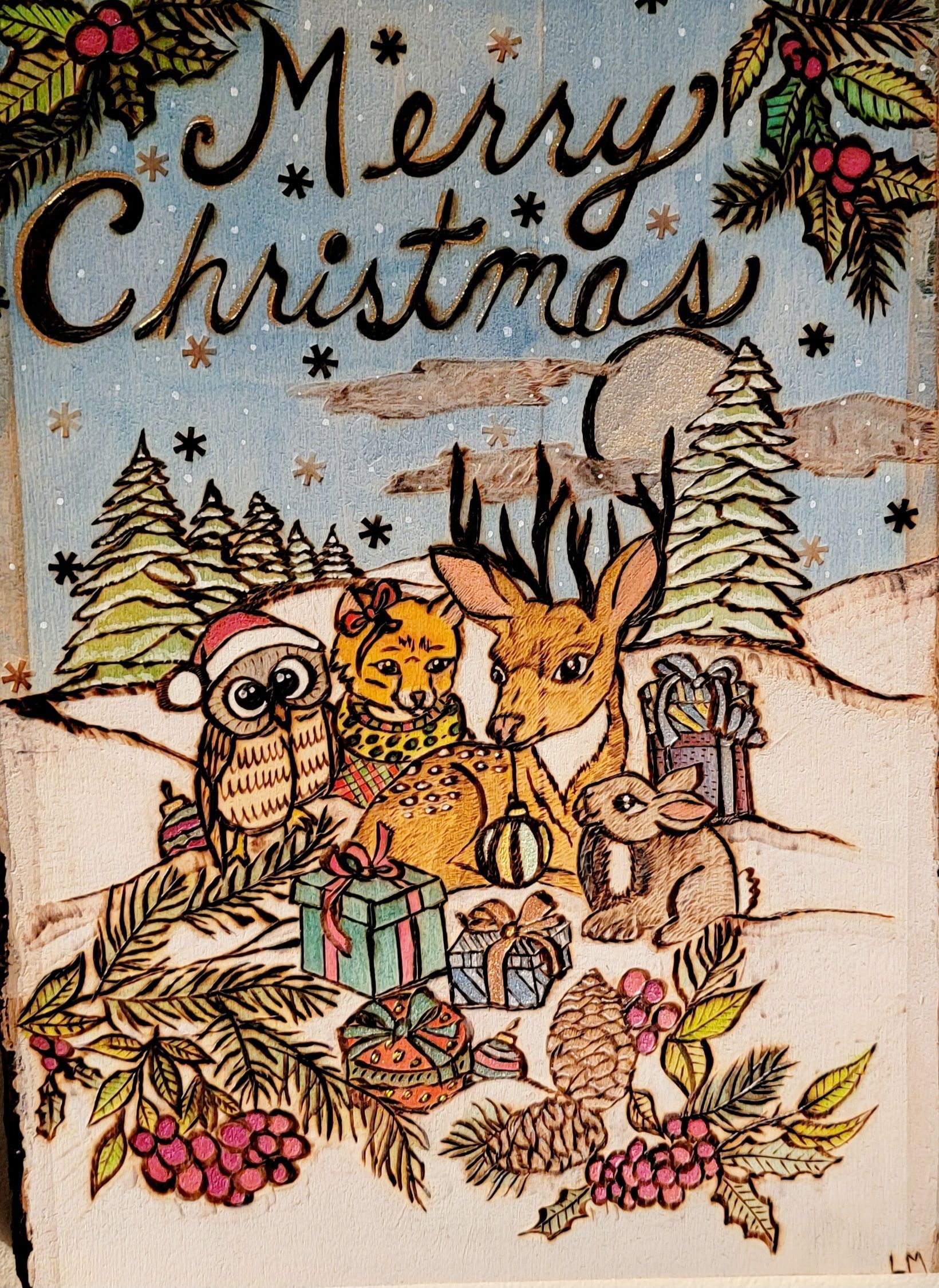 Christmas Critter Artwork