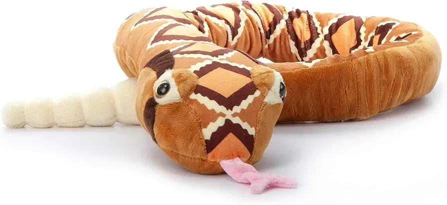 The Petting Zoo Brand plush soft toy rattlesnake