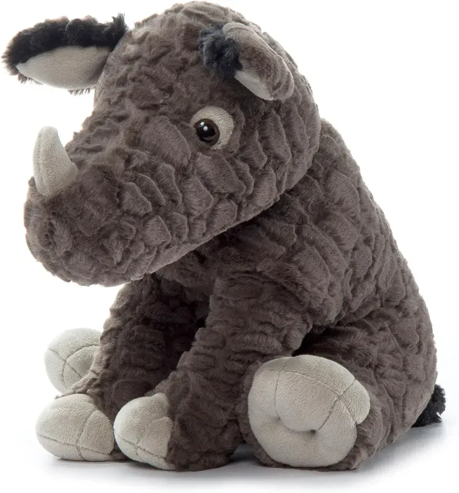 The Petting Zoo plush rhinoceros stuffed animal plushie