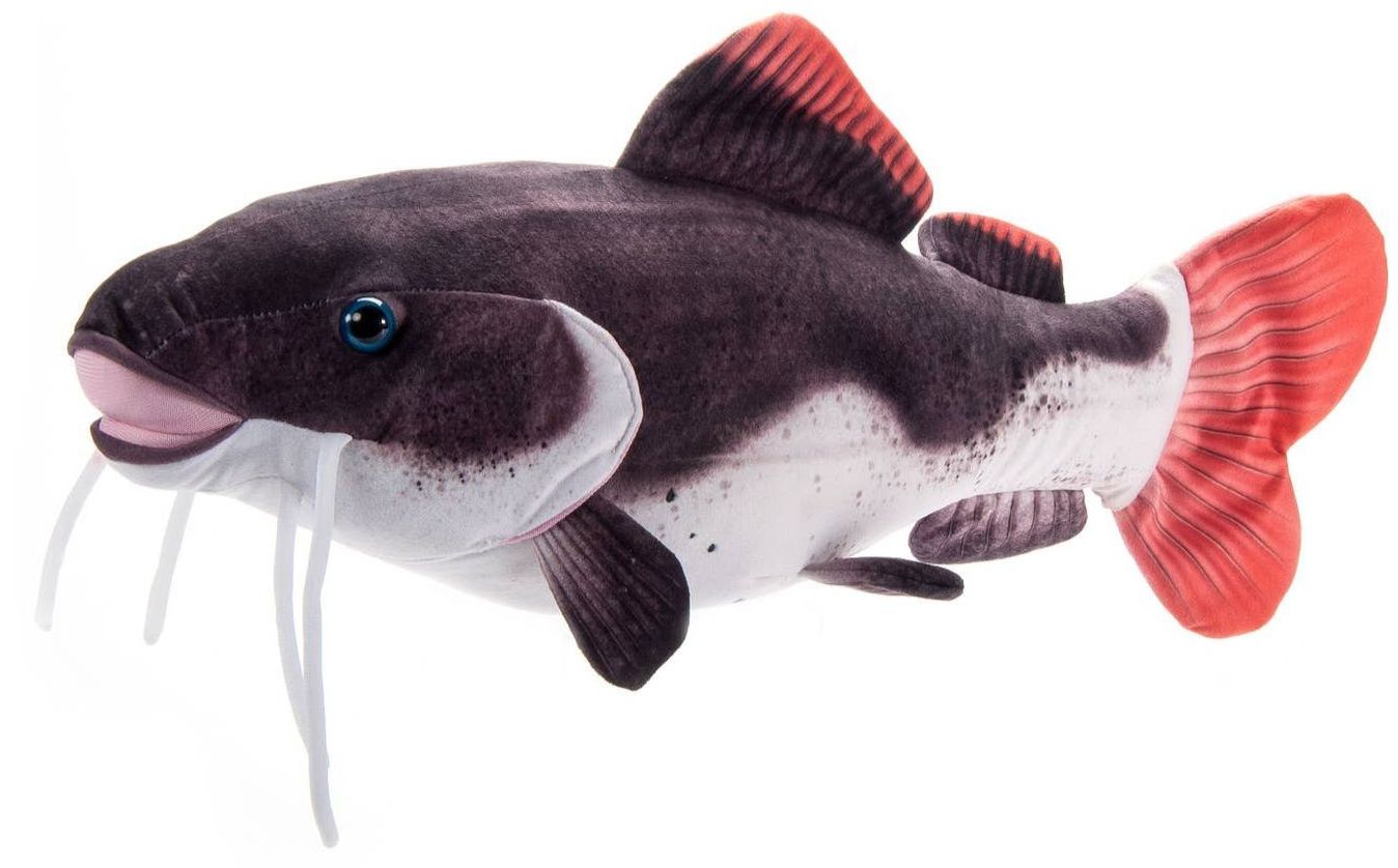 redtail catfish plush toy, redtail catfish plushie, catfish stuffy plush