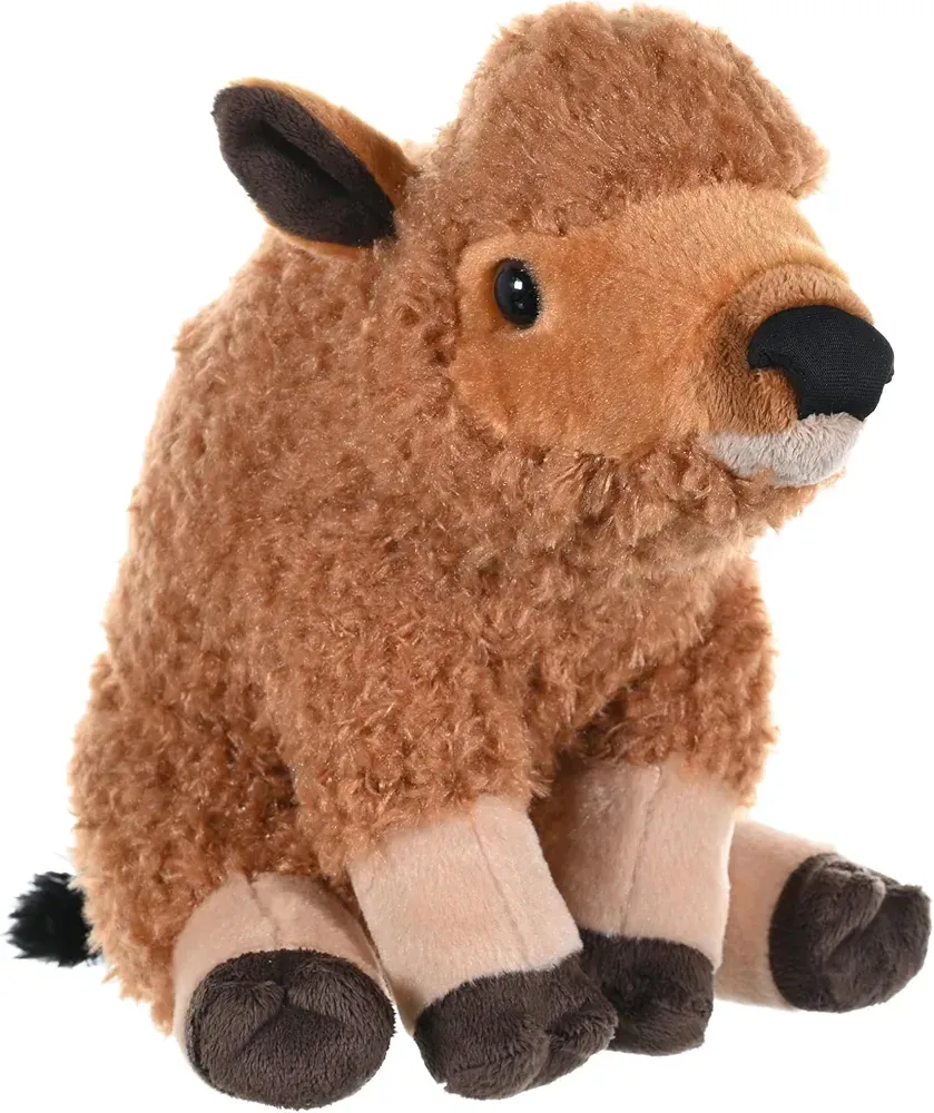 Wild Republic ck plush baby bison stuffed animal plushie