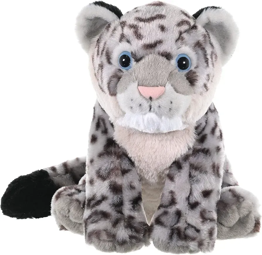 wild republic ck plush snow leopard stuffed animal plushie