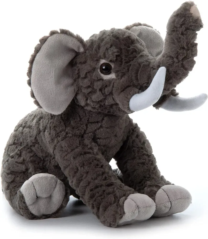 The Petting Zoo Brand plush soft toy textured elephant stuffed animal plushie