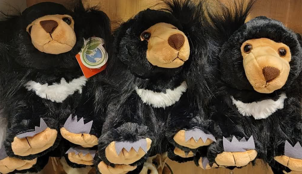 plush sloth bear