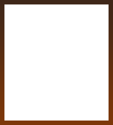Brown square border frames a white background.