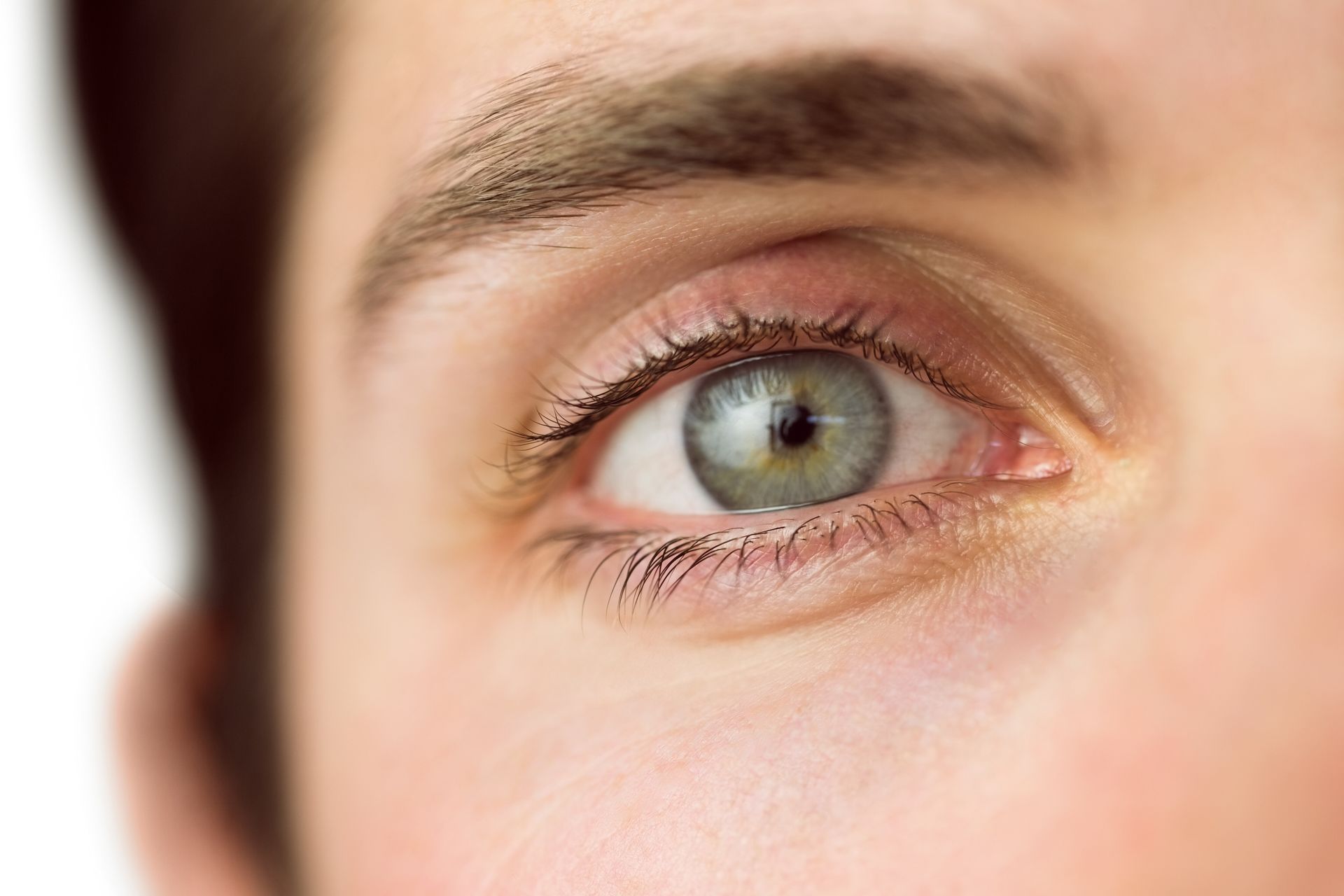 close up of eye