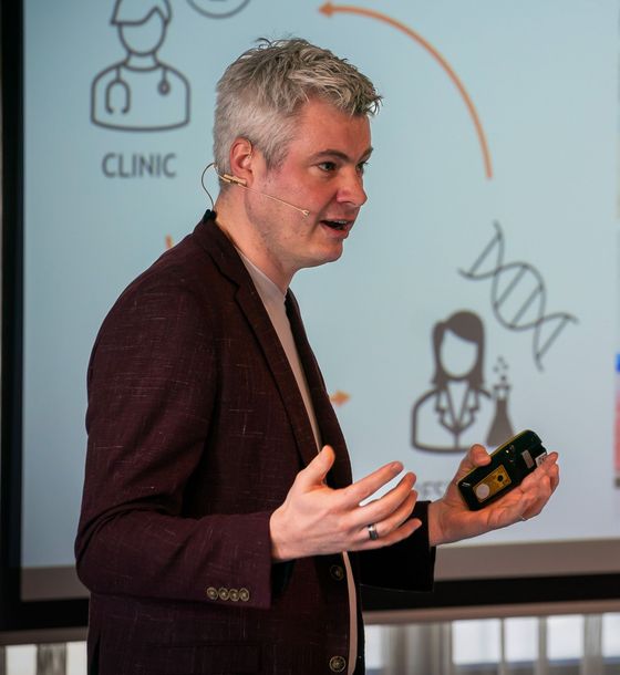 Presentatie over de kracht van digitalisering in de wetenschap