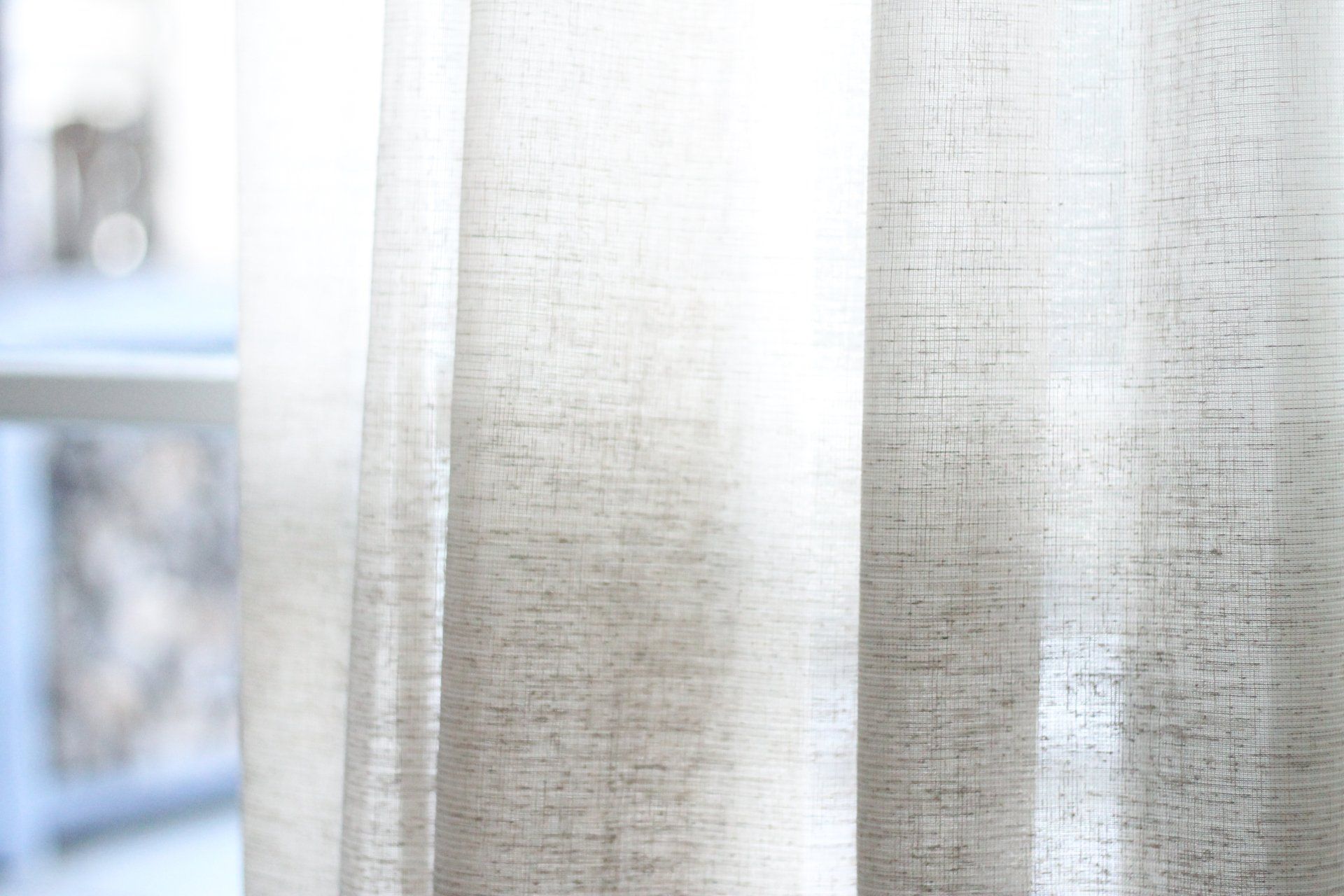 linnen look raambekleding
