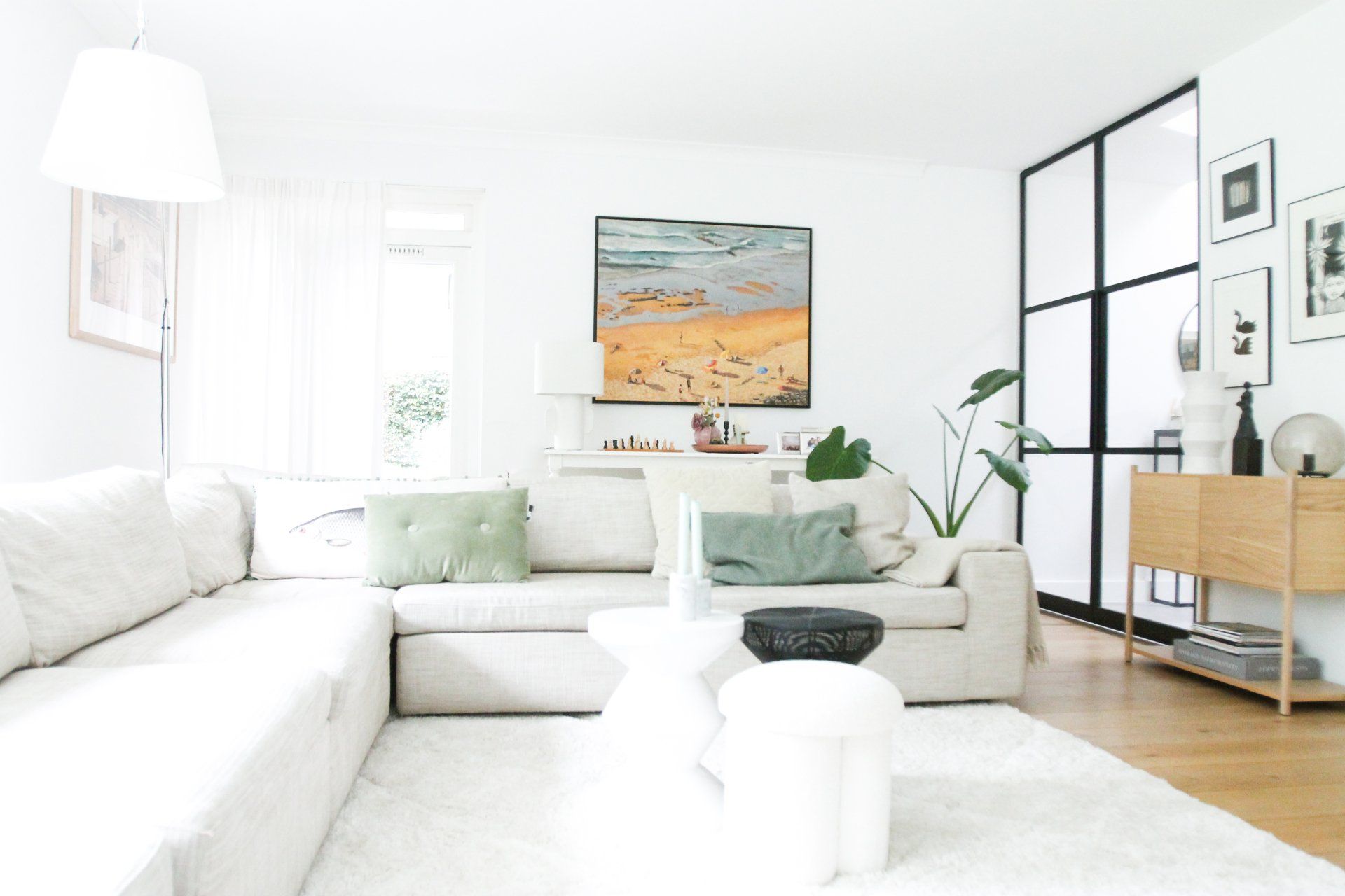 scandinavisch wit interieur