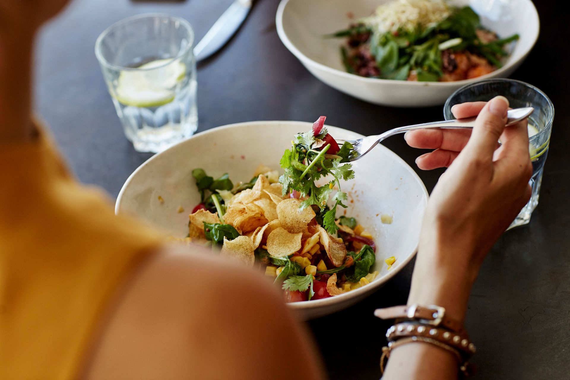 Individual Eating Pasta | Tuscaloosa, AL | York Ice Company
