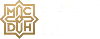 Gold geometric monogram logo with the letters MC and DUH inside a star-like border