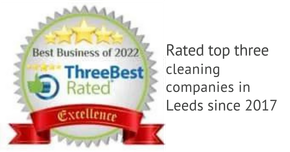 Rated Top Three Cleaning Companies in Leeds since 2017