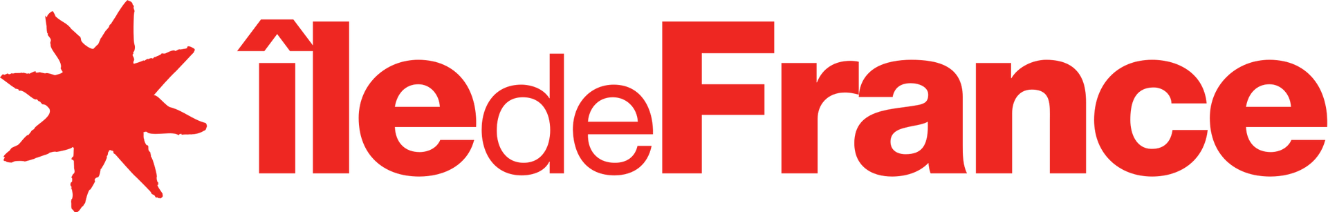 Logo rouge de la région Île-de-France