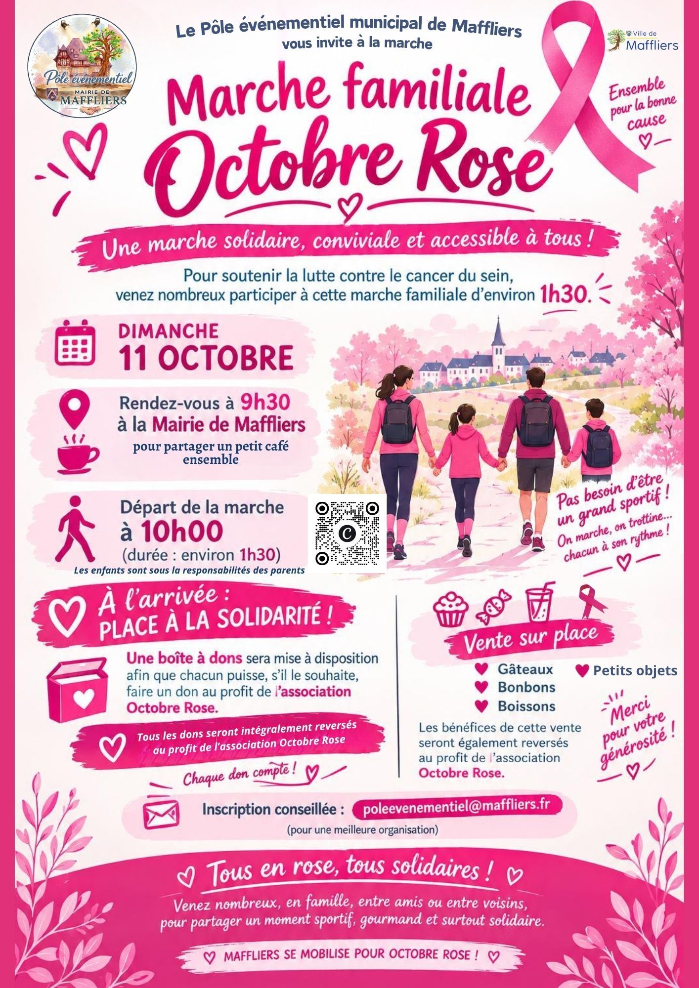 UNE MARCHE FAMILIALE ET SOLIDAIRE - OCTOBRE ROSE