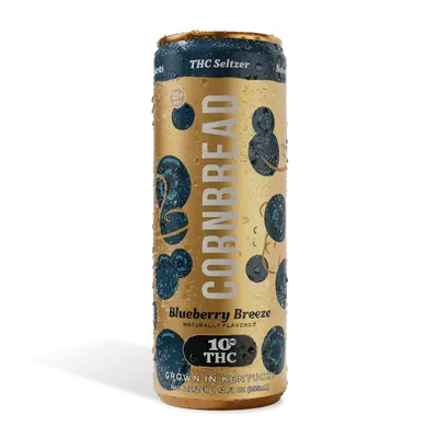 Cornbread Hemp Blueberry Breeze – 10mg THC drink can