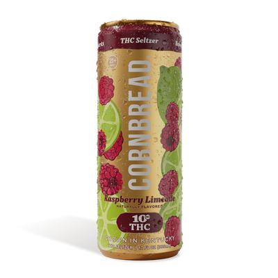 Cornbread Hemp Raspberry Limeade – 10mg THC drink can