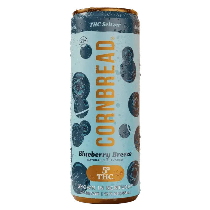 Cornbread Hemp Blueberry Breeze – 5mg THC drink can