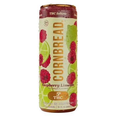 Cornbread Hemp Raspberry Limeade – 5mg THC drink can