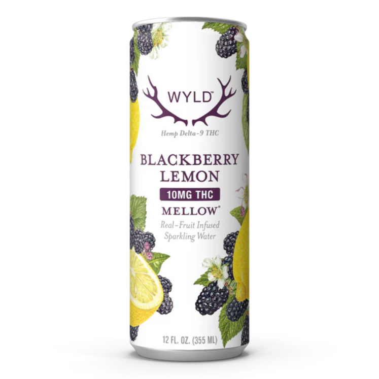 Wyld Blackberry Lemon 10mg Delta-9 THC Sparkling Water