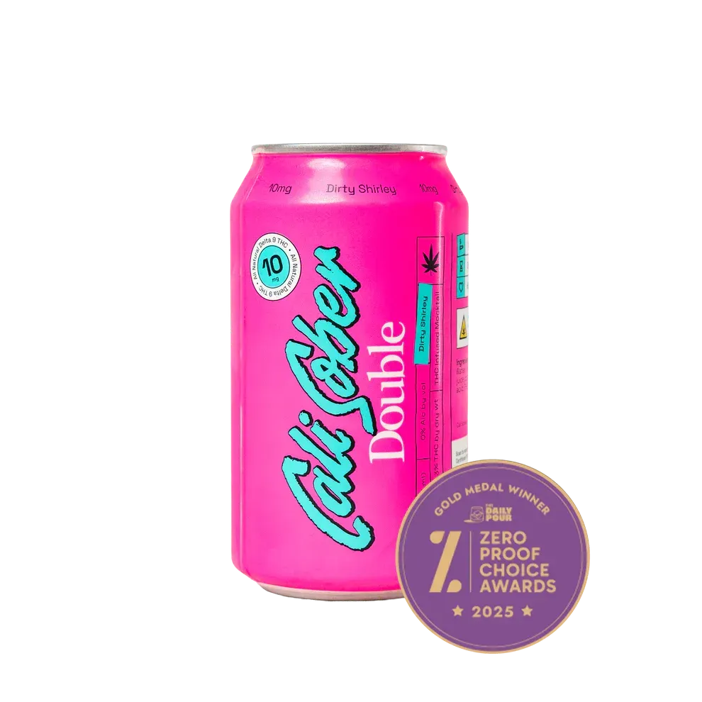 Cali Sober Dirty Shirley Double – 10mg THC drink can